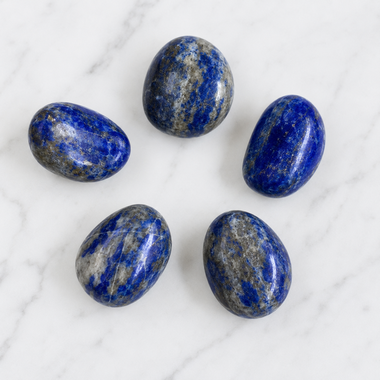Lapis Lazuli Tumbled Crystals (Expansion and Insight)  DestGlow