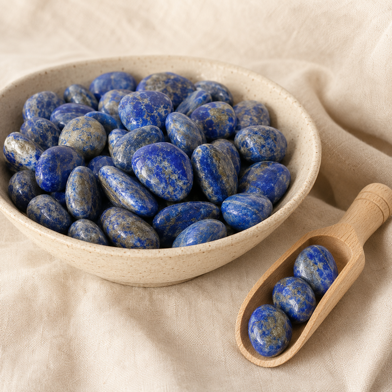 Lapis Lazuli Tumbled Crystals (Expansion and Insight)  DestGlow