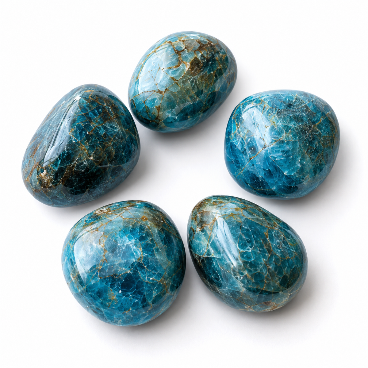 Apatite Tumbled Crystals (Psychic Abilities and Strength)  DestGlow
