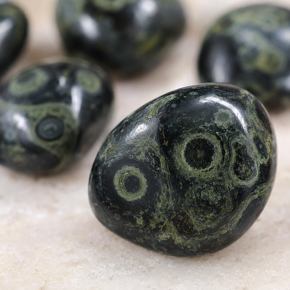Kambaba Jasper Tumbled Crystals (Growth and Self Discovery)  DestGlow