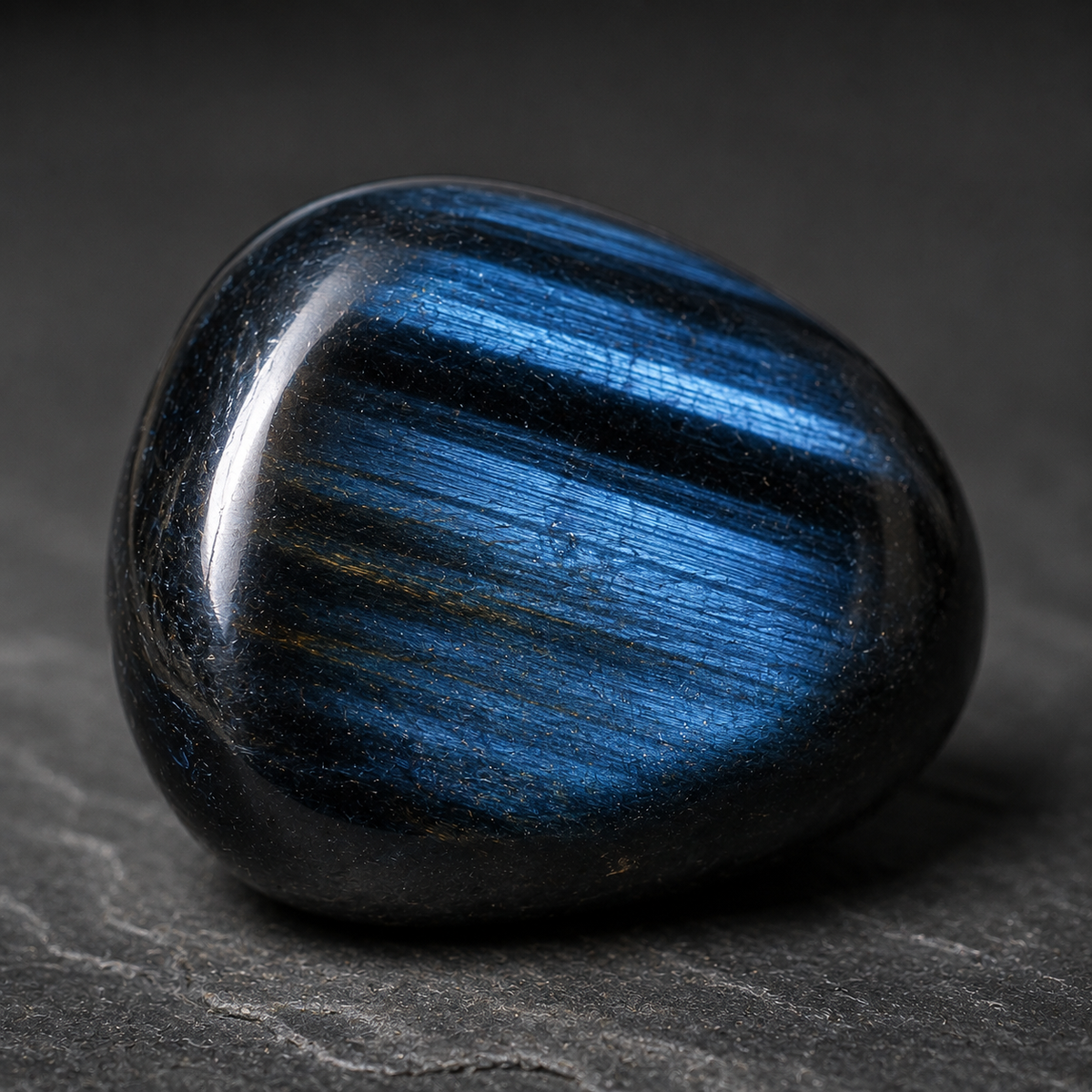 Blue Tiger Eye Tumbled Crystals (Alignment With The Higher Self and Unity Of Heart)  DestGlow