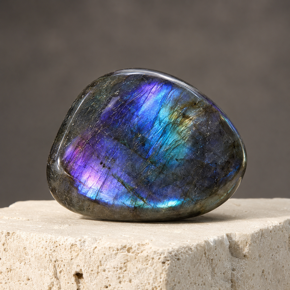 Aura Quartz Labradorite Tumbled Crystals (Higher Self and Interdimensional)  DestGlow