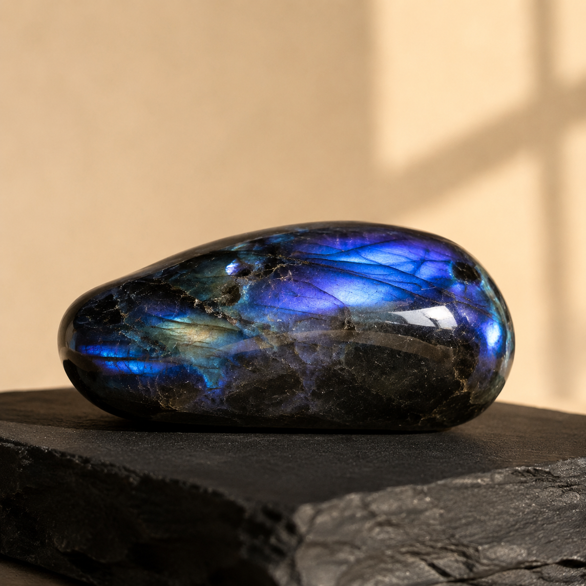 Aura Quartz Labradorite Tumbled Crystals (Higher Self and Interdimensional)  DestGlow