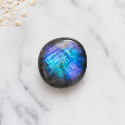 Aura Quartz Labradorite Tumbled Crystals (Higher Self and Interdimensional)  DestGlow