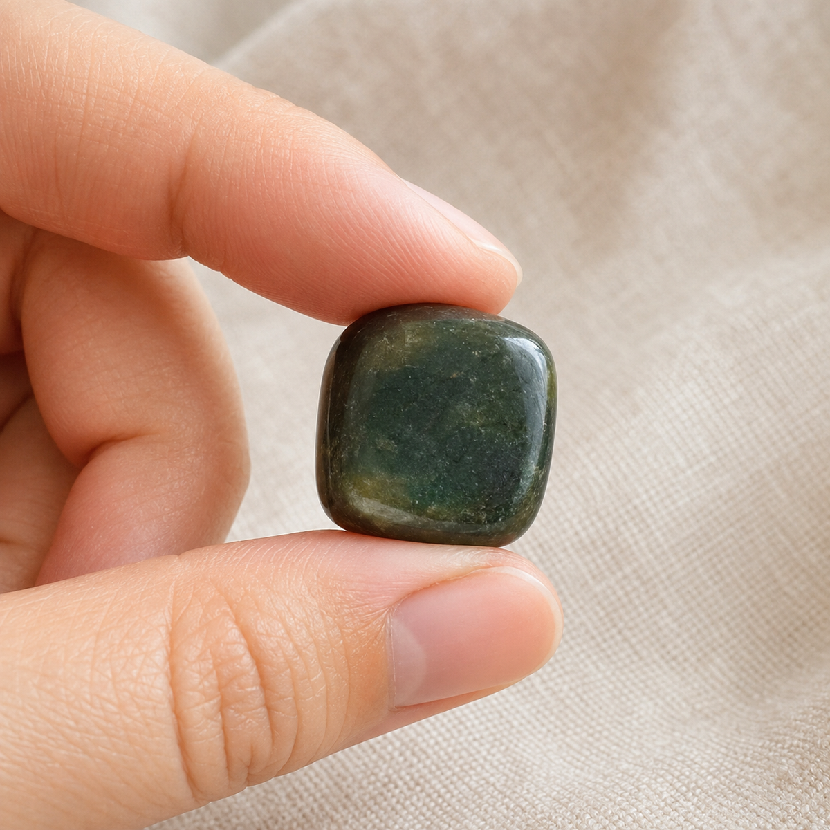 Green Jade Tumbled Crystals (Wisdom and Balance)  DestGlow