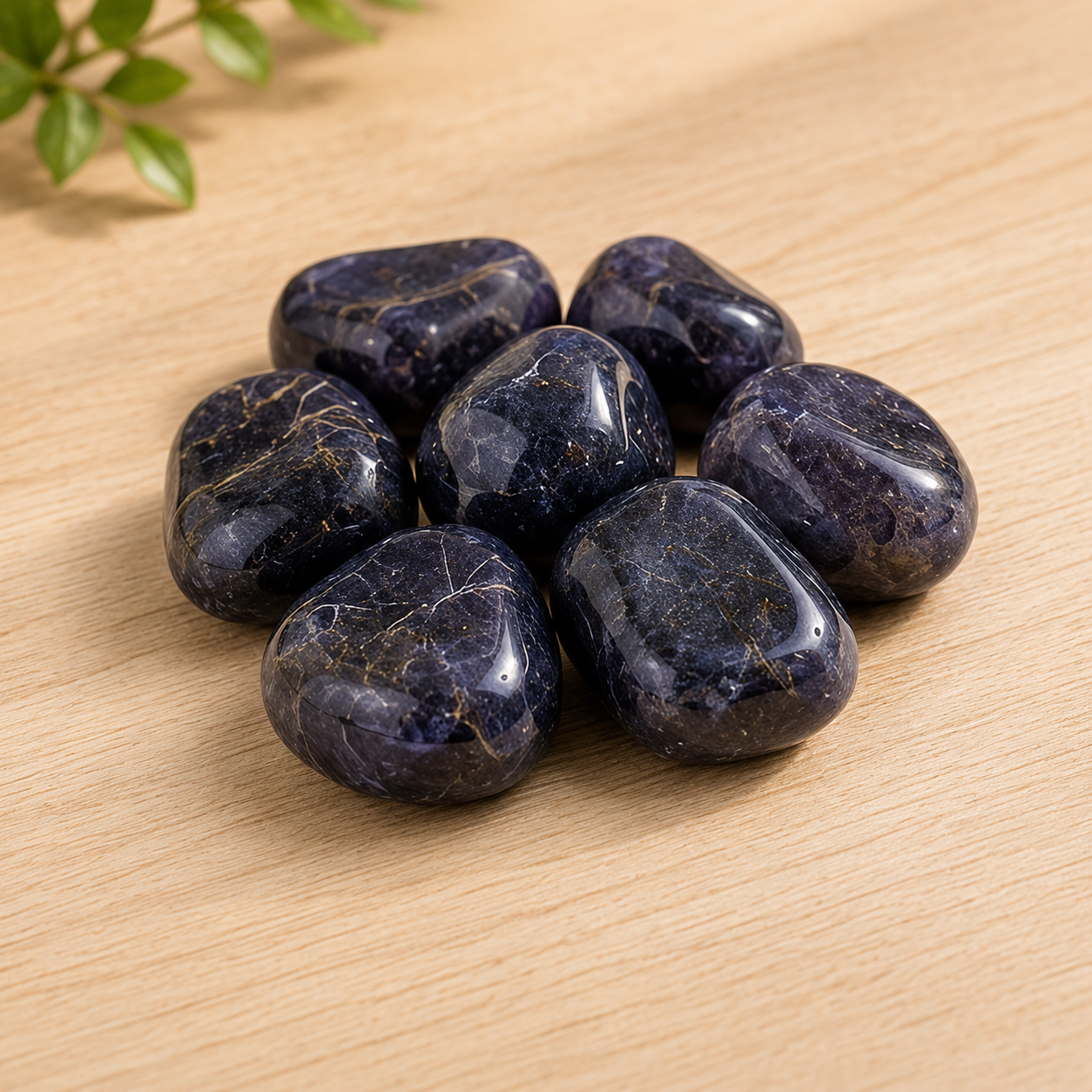 Iolite Tumbled Crystals(Meditation and Communication With Higher Realms)  DestGlow