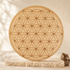 Tree of Life Crystal Grid Board, 6" Wooden Crystal Grid Plate  DestGlow