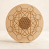 Moon Phase Crystal Grid Board, 6" Wooden Crystal Grid Plate  DestGlow