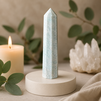 Amazonite Tower Point (Anxiety and Clarity)