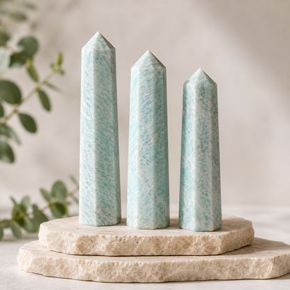 Amazonite Tower Point (Anxiety and Clarity)
