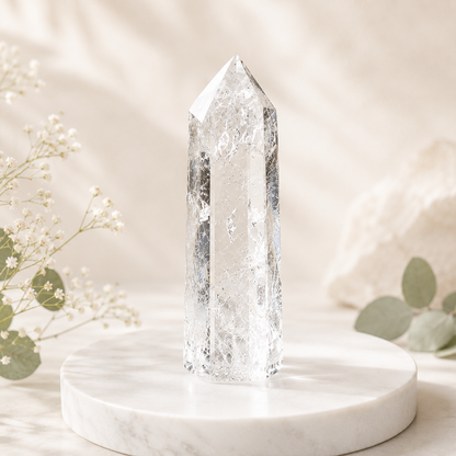 Crystal Quartz Tower (Mental Clarity and Emotional Stability)  DestGlow