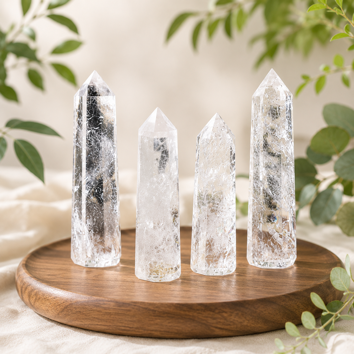 Crystal Quartz Tower (Mental Clarity and Emotional Stability)  DestGlow