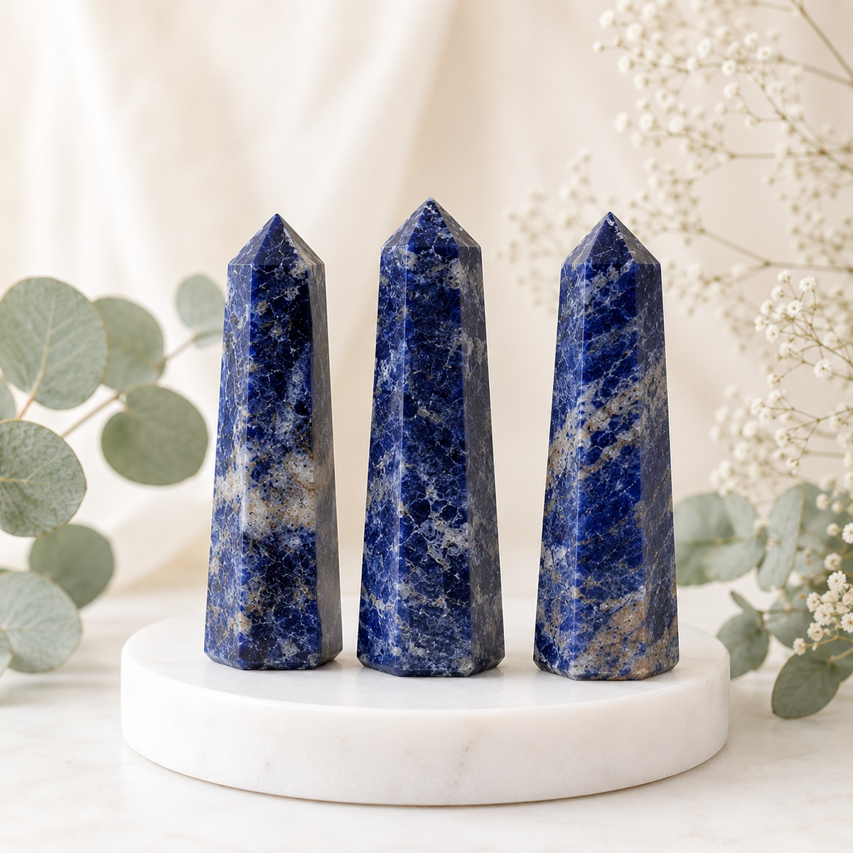 Sodalite Tower Point (Self-Esteem and Self-Acceptance)  DestGlow