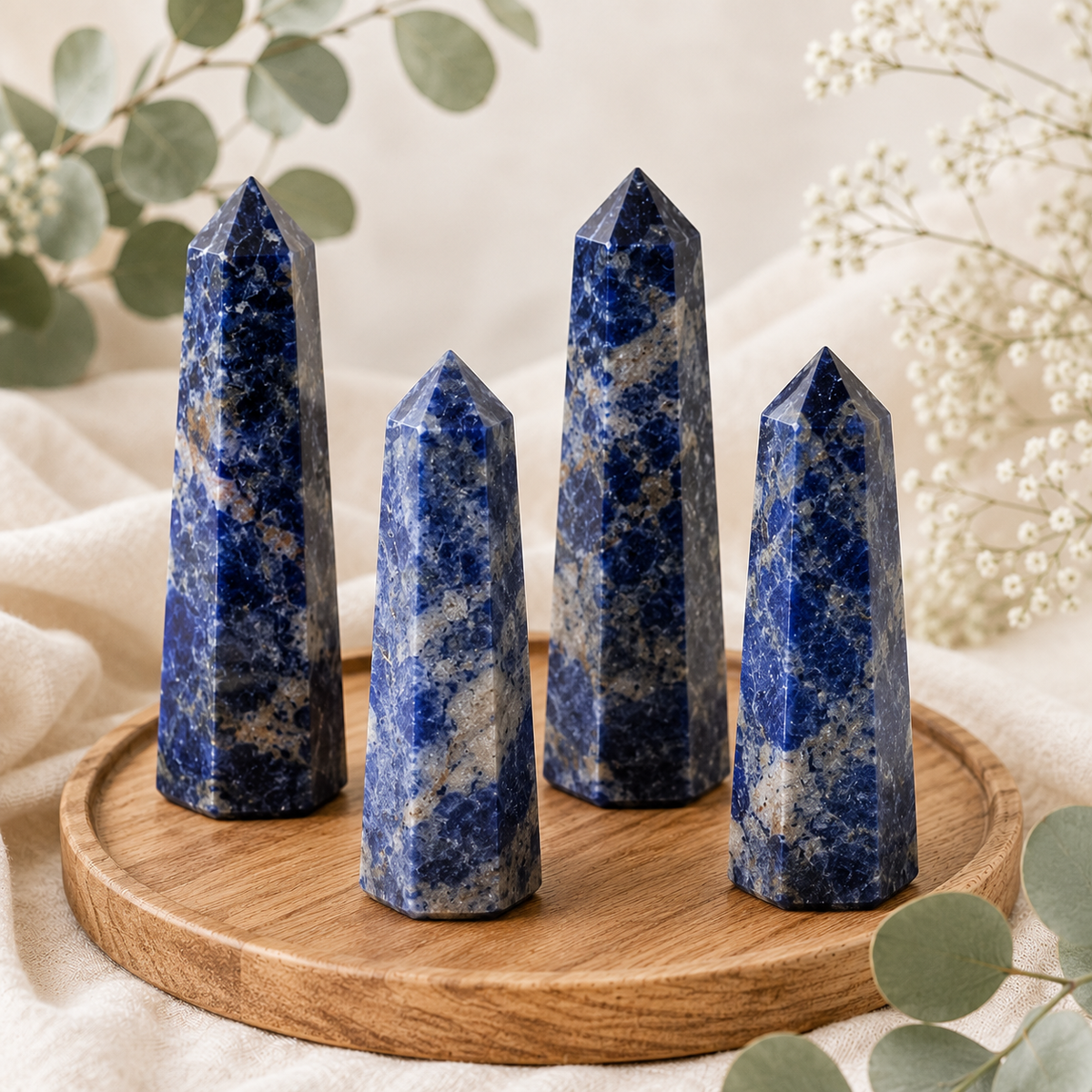 Sodalite Tower Point (Self-Esteem and Self-Acceptance)  DestGlow
