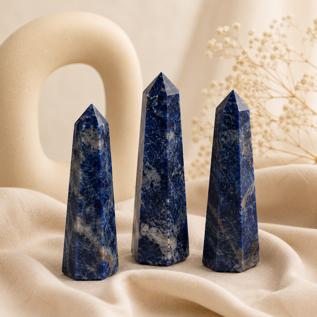 Sodalite Tower Point (Self-Esteem and Self-Acceptance)  DestGlow