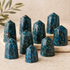 Polished Blue Apatite Points (Inspiration and Psychic Abilities)  DestGlow