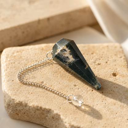 Moss Agate Pendulum (Purification and Balance)  DestGlow