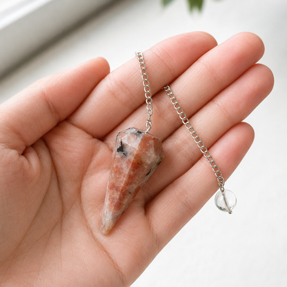 Sunstone Pendulum (Luck And Good Fortune)  DestGlow