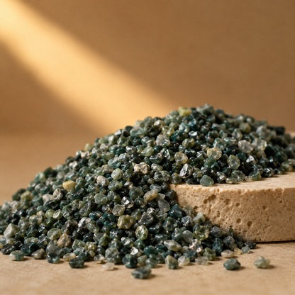 Moss Agate Gemstone Chips (Cleanses The Circulatory and Elimination Systems)