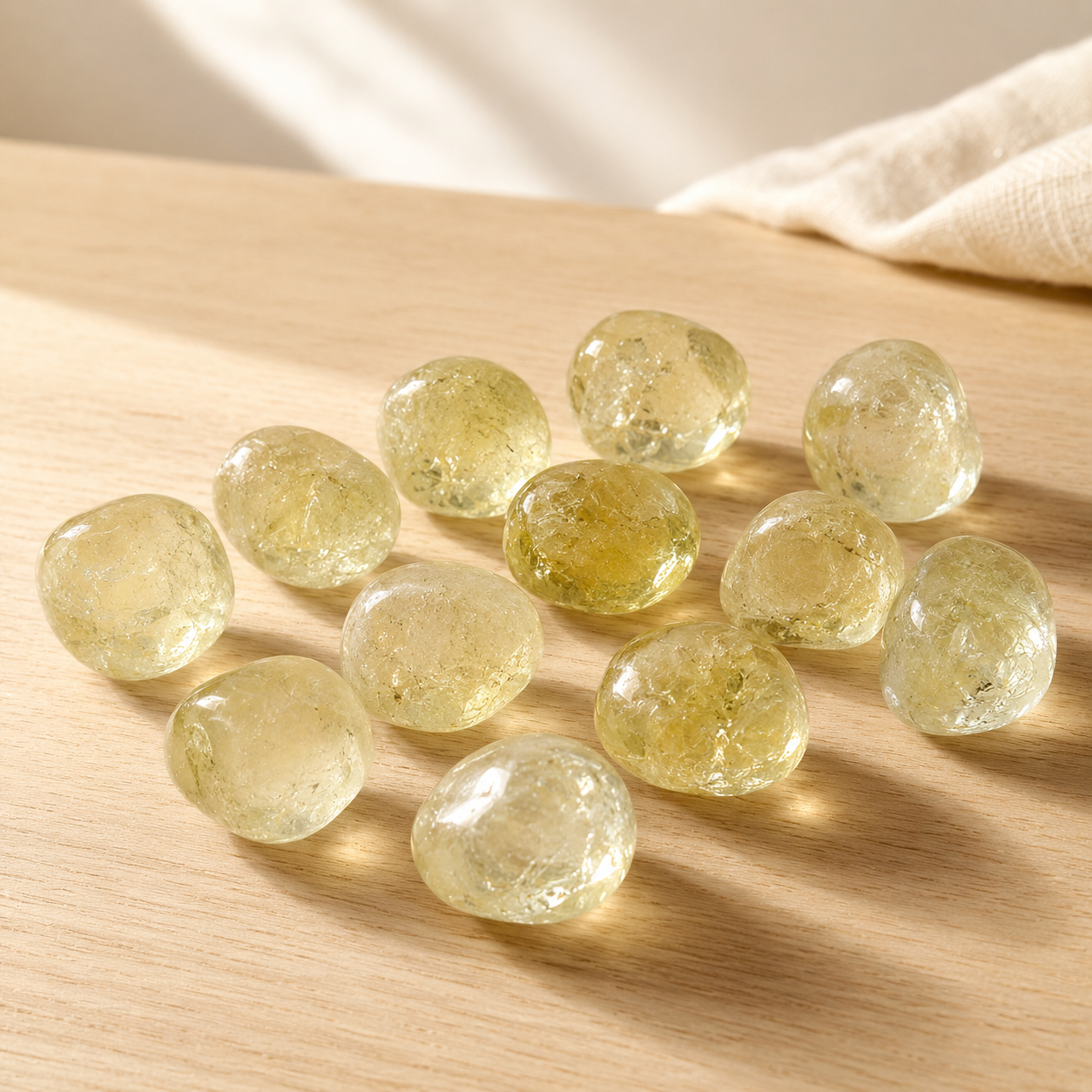 Lemon Quartz Tumbled Crystals (Breaking Addictions and Manifestation)