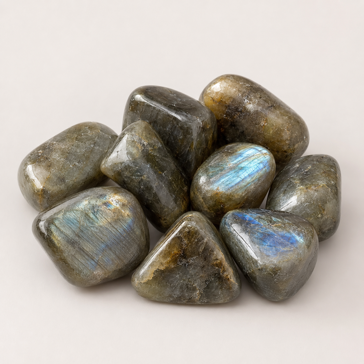 Labradorite Tumbled Crystals (Transformation and Connection With Nature)
