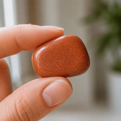 Red Sandstone Tumbled Crystals (truth and clarity)  DestGlow