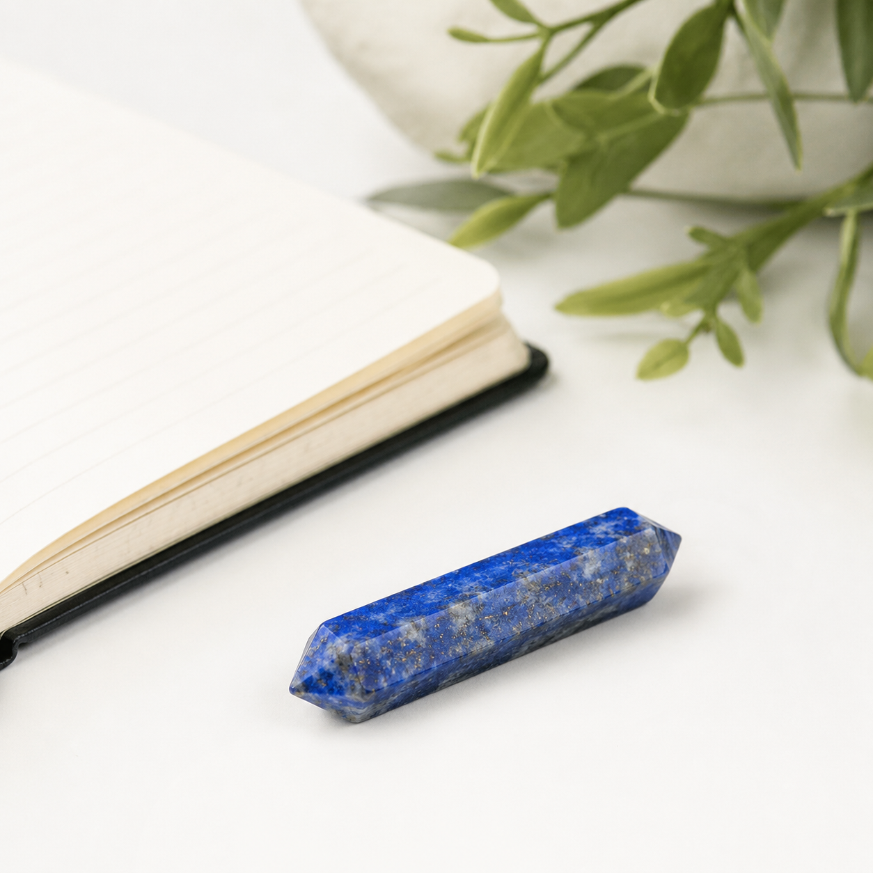 Lapis Lazuli Double Terminated Point Pencil, Lapis Lazuli Point