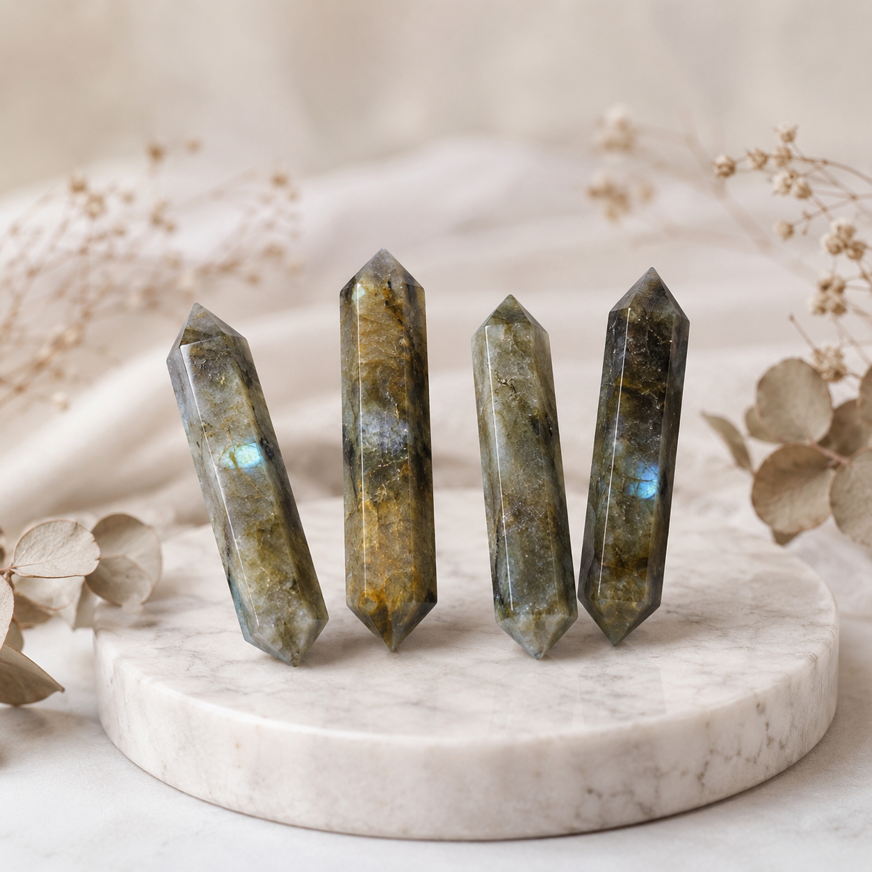 Labradorite Point Pencils (Courage and Truth)  DestGlow