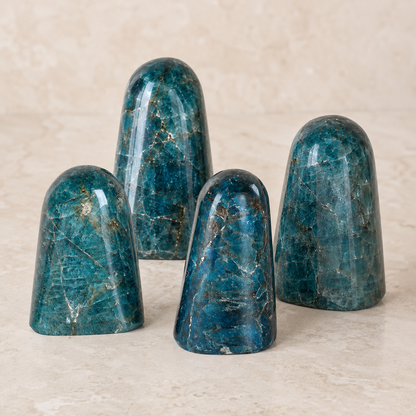 Polished Apatite Freeform Crystal (Strength and Clarity)  DestGlow