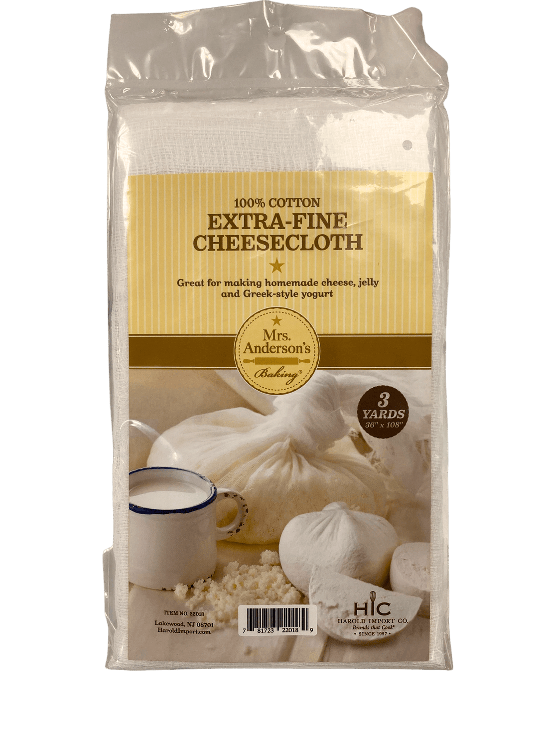 Cheesecloth, White, Extra-Fine by Country Life Natural Foods