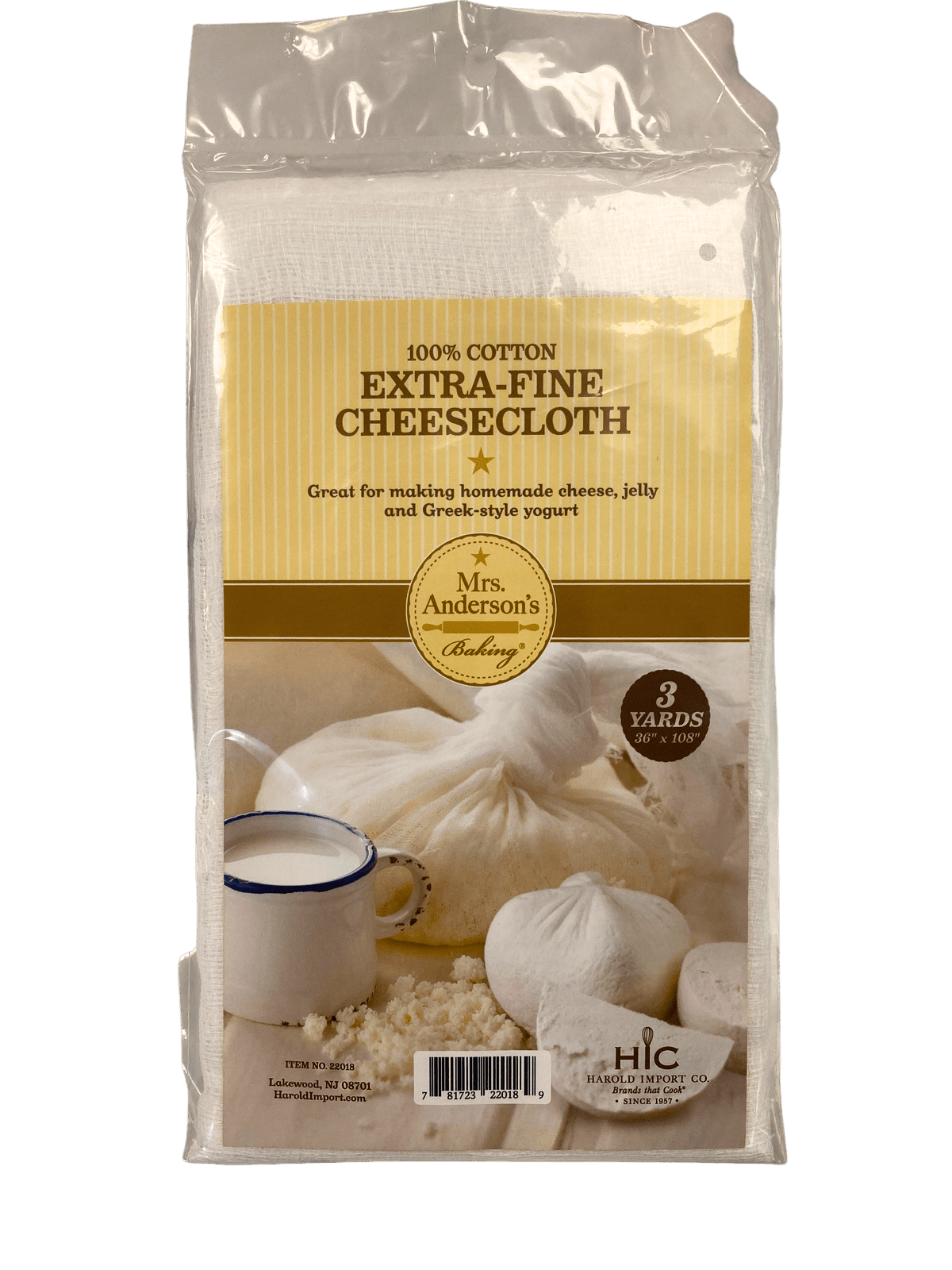 Cheesecloth, White, Extra-Fine by Country Life Natural Foods