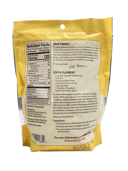 Chickpea (Garbanzo Bean) Flour, Gluten-Free, Bob&