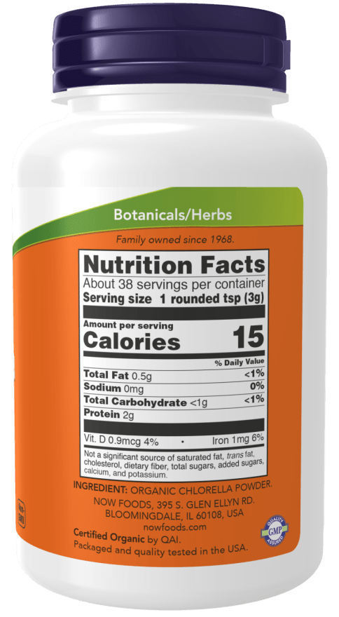Chlorella Pure Powder, Organic by Country Life Natural Foods