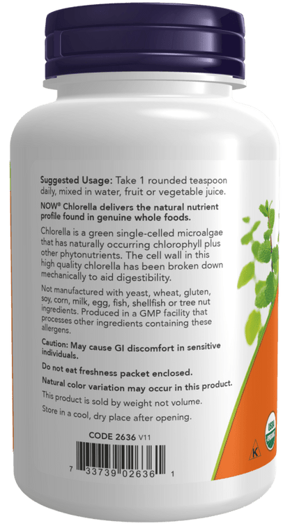 Chlorella Pure Powder, Organic by Country Life Natural Foods