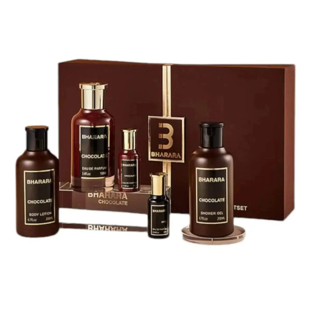 Chocolate By Bharara For Women (5pc Gift Set) by perfumesandrea
