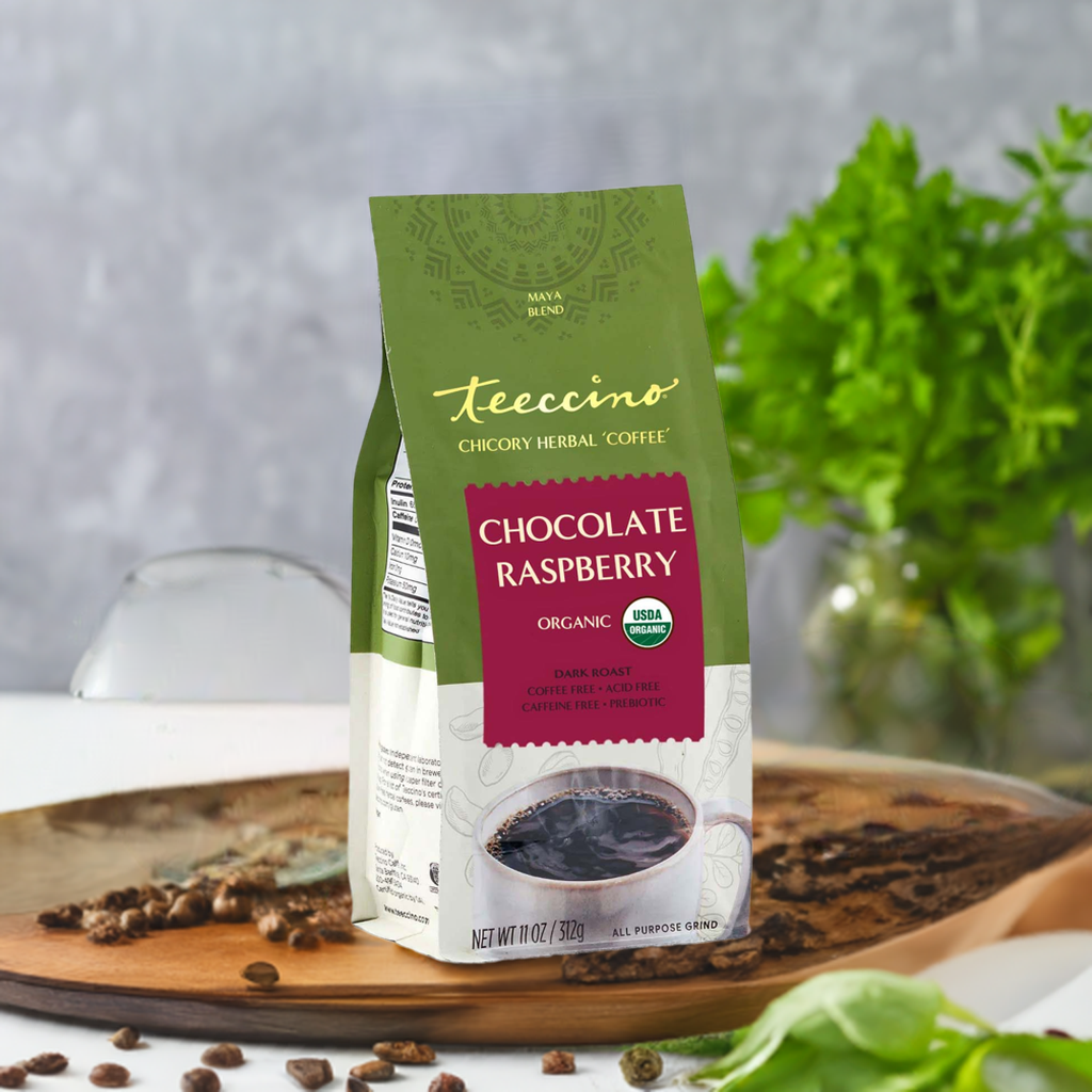 Chocolate Raspberry Chicory Herbal Coffee