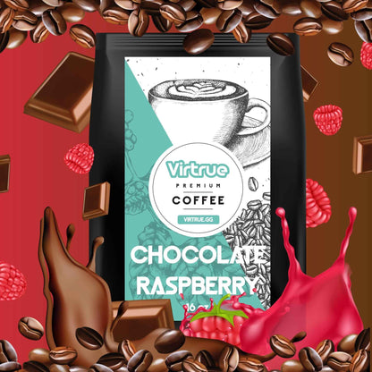 Chocolate Raspberry Flavored Coffee – 16oz | Virtrue Premium
