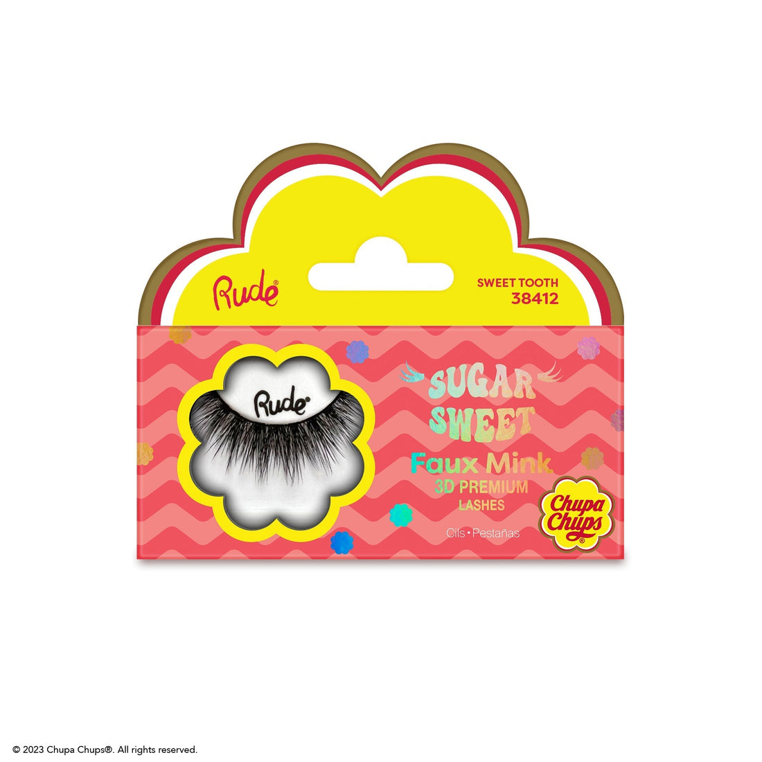 RUDE Chupa Chups Sugar Sweet Faux Mink Lashes - Sweet Tooth 