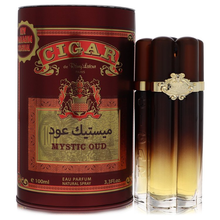 Cigar Mystic Oud by Remy Latour Eau De Parfum Spray 3.3 oz for Men 