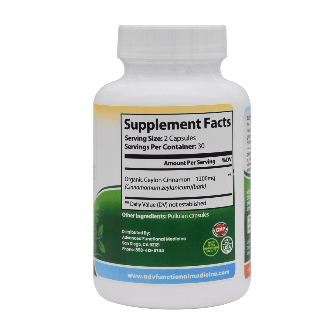 Cinna-Pure (therapeutic organic ceylon cinnamon designed for blood sugar and cholesterol support)