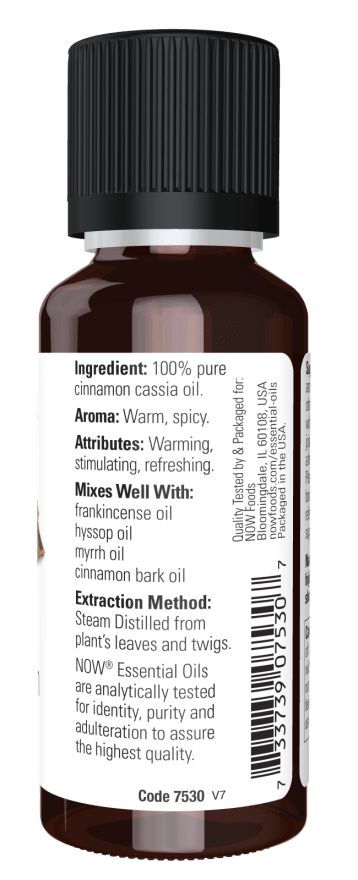 Cinnamon Cassia Essential Oil by Country Life Natural Foods
