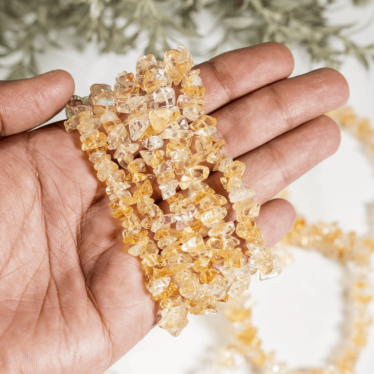 Citrine Chip Bracelet (Physical Healing and Stress Relief)
