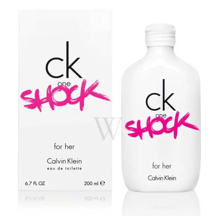 Ck One Shock By Calvin Klein For Women 6.7 oz EDT Spray by perfumesandrea