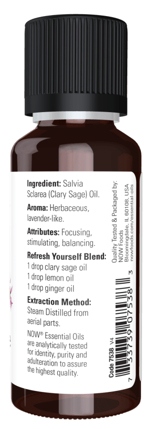 Clary Sage Essential Oil by Country Life Natural Foods