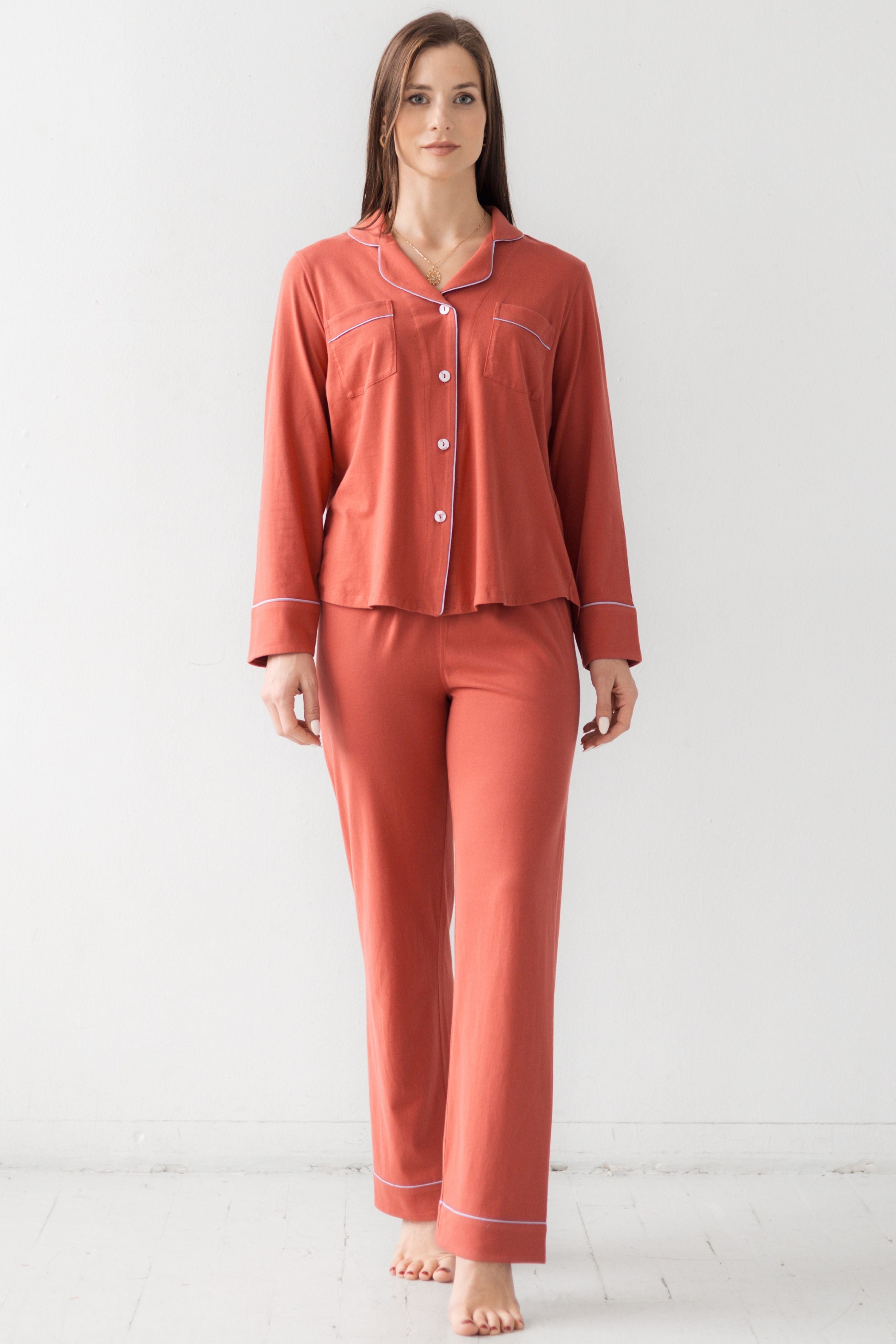 Classic Luxury Pajamas in Brushed Pima Cotton