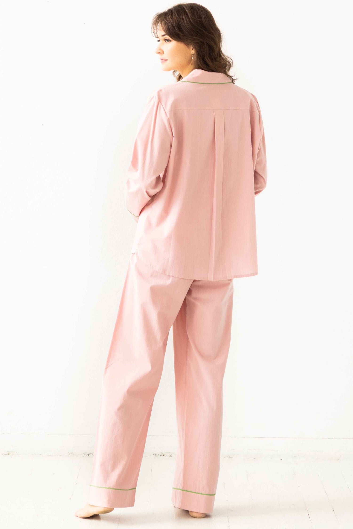 Classic Woven Cotton Pajama Set
