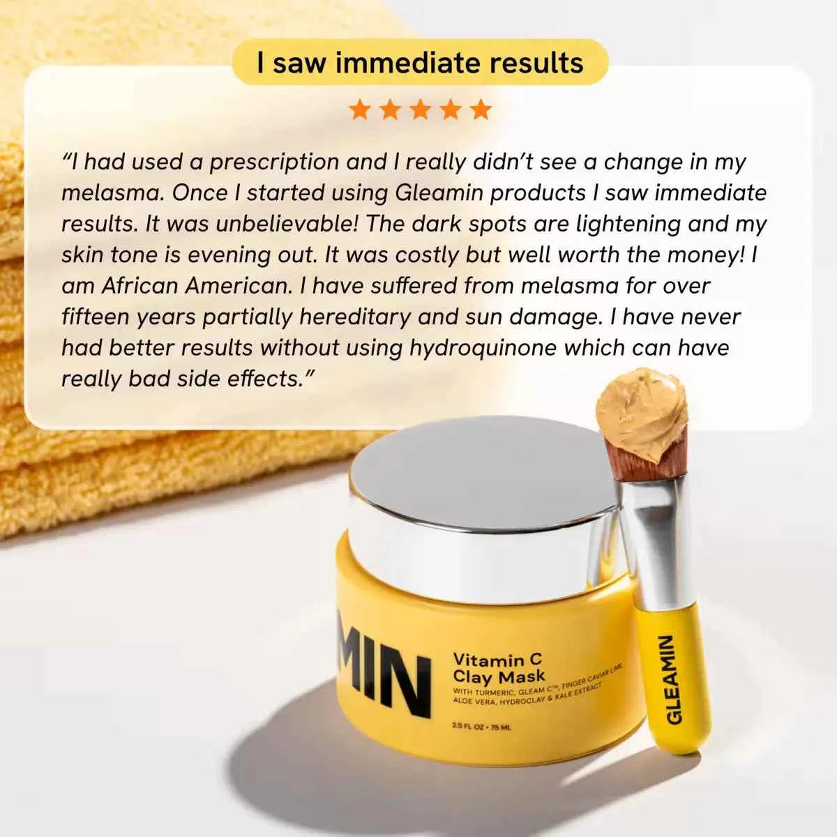 Jumbo Vitamin C Clay Mask