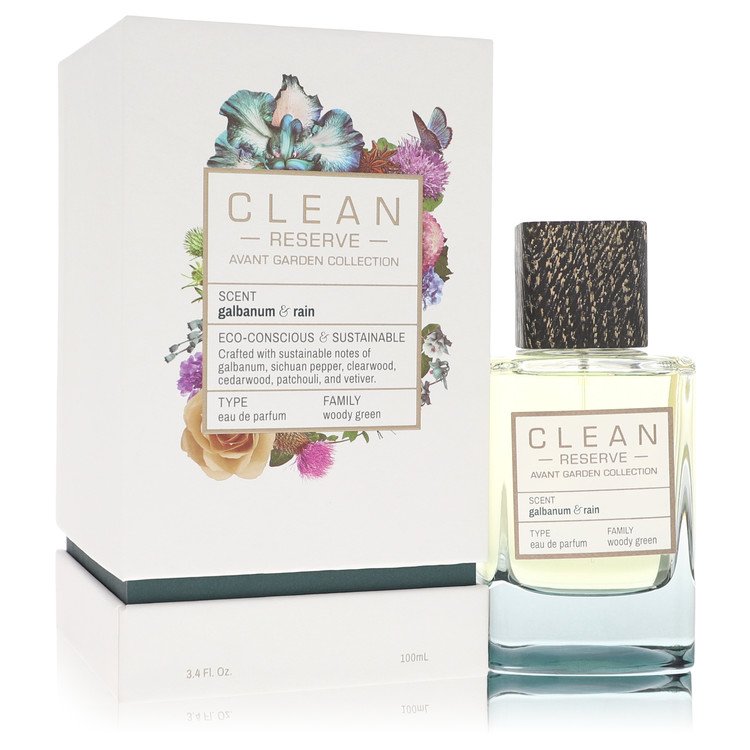 Clean Reserve Galbanum &amp; Rain by Clean Eau De Parfum Spray (Unisex) 3.4 oz for Women 