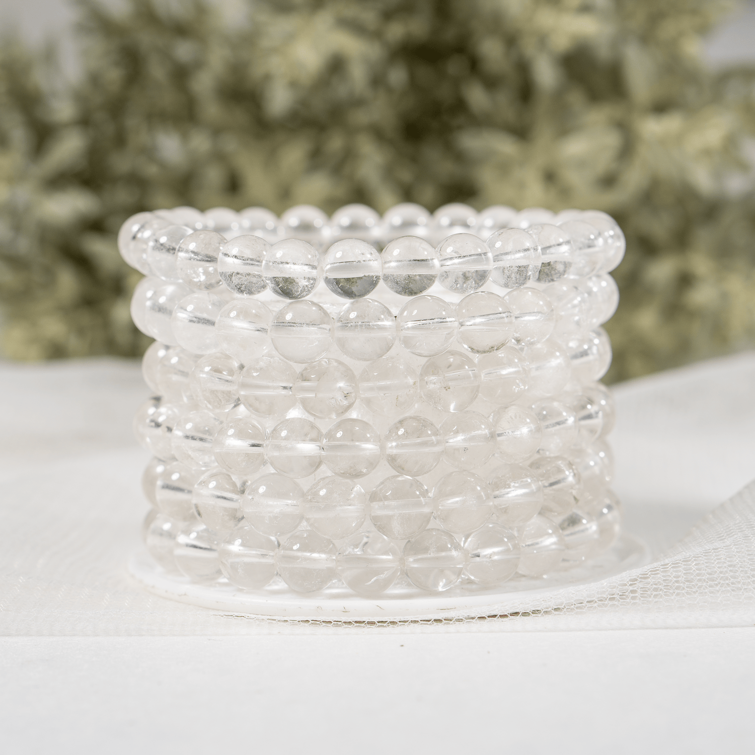 Crystal Quartz Bracelet(Enhancing and Manifesting).  DestGlow