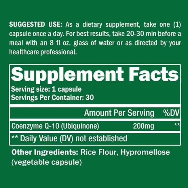 CoQ10 30 Capsules